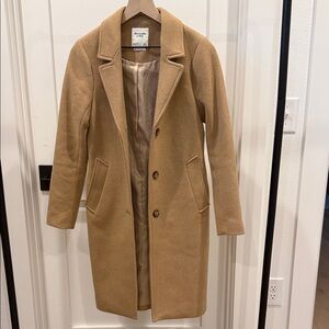 Abercrombie & Fitch Tan Trench Coat